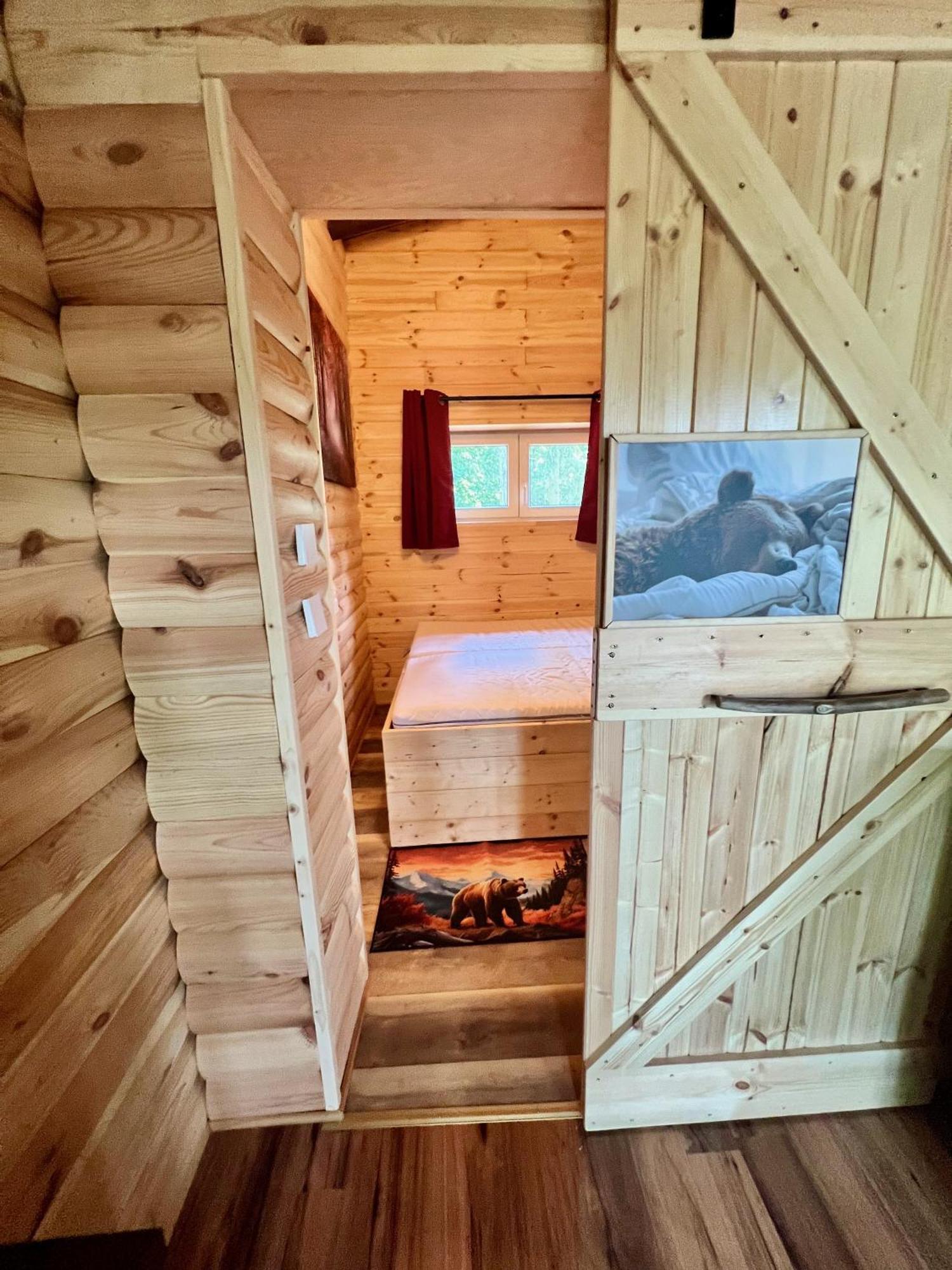 Holzhaus Baerenhoehle Am Wald Und See Neuruppin Eksteriør bilde